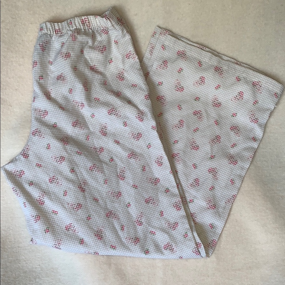 Vintage Strawberry Shortcake Pajama Bottoms The World of SS Women’s Size Large